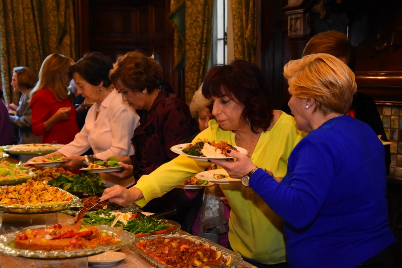 Young Women Christian Association lunch at Villa Linda Sursock